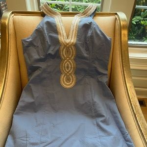 Lilly Pulitzer size 12 shift dress in light blue